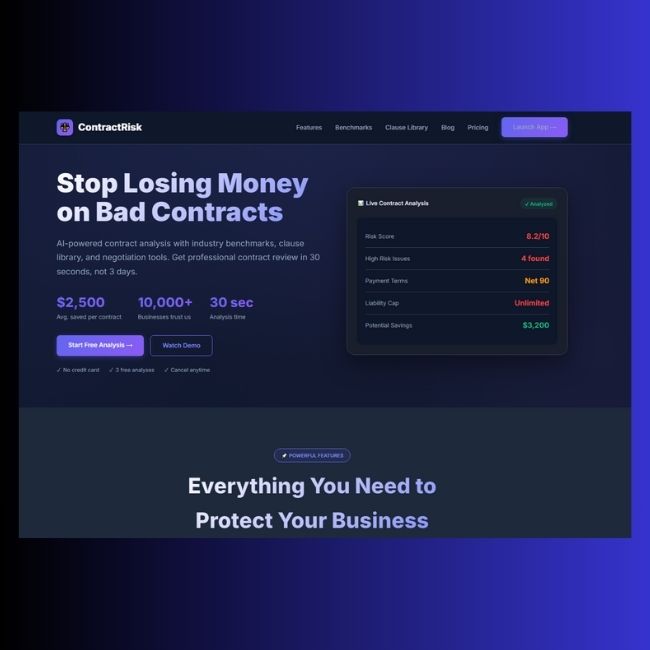 Contract Risk Analyzer - Project Images 3